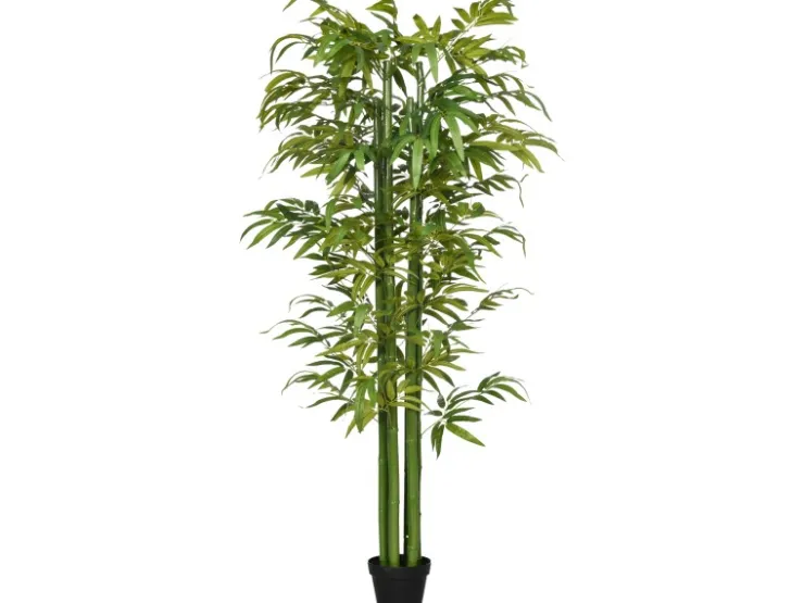 Hot HOMCOM Künstliche Pflanze 180 cm mit Übertopf