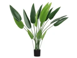 Sale Kunstpflanze Plastik 18 Blätter 110 cm Töpfe