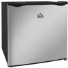 Outlet HOMCOM Mini Gefrierschrank  Stahl Kunststoff Silber 47L x 44,2B x 48,8H cm