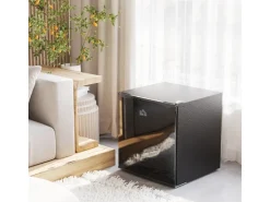 Sale HOMCOM Mini Gefrierschrank  Stahl Kunststoff Schwarz 47L x 44,2B x 48,8H cm