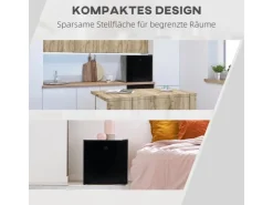 Sale HOMCOM Mini Gefrierschrank Stahl Kunststoff Schwarz 47L x 44,2B x 48,8H cm