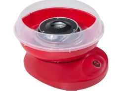 Sale HOMCOM Zuckerwattemaschine Einfach zu Bedienendes Zuckerwattegerät PP Rot