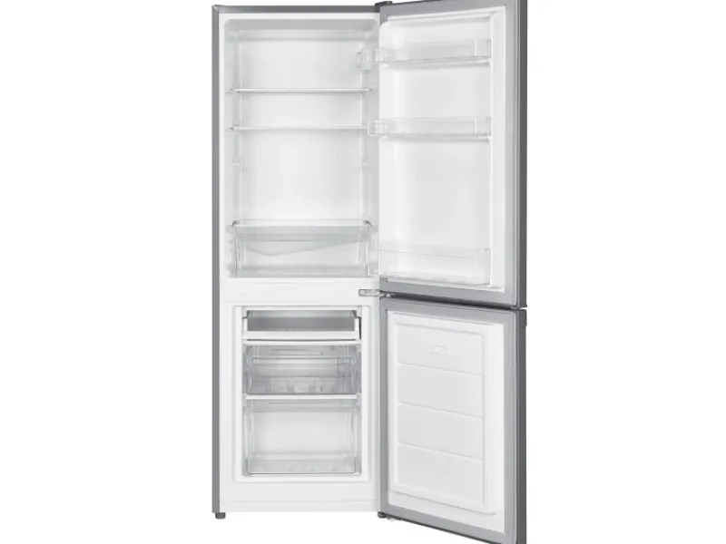 Discount Kühlschrank Mit Gefrierfach Kühl-Gefrierkombination Freistehend 173 Liter Nutzinhalt CFS1110-S Silber Kühlschränke