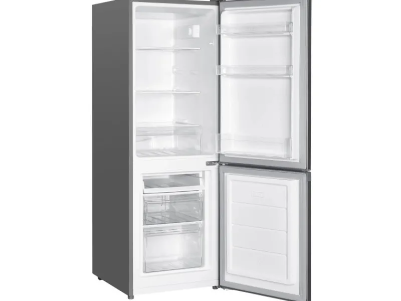 Discount Kühlschrank Mit Gefrierfach Kühl-Gefrierkombination Freistehend 173 Liter Nutzinhalt CFS1110-S Silber Kühlschränke
