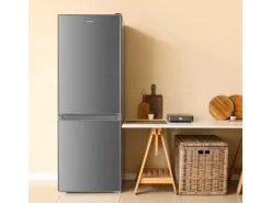 Discount Kühlschrank Mit Gefrierfach Kühl-Gefrierkombination Freistehend 173 Liter Nutzinhalt CFS1110-S Silber Kühlschränke
