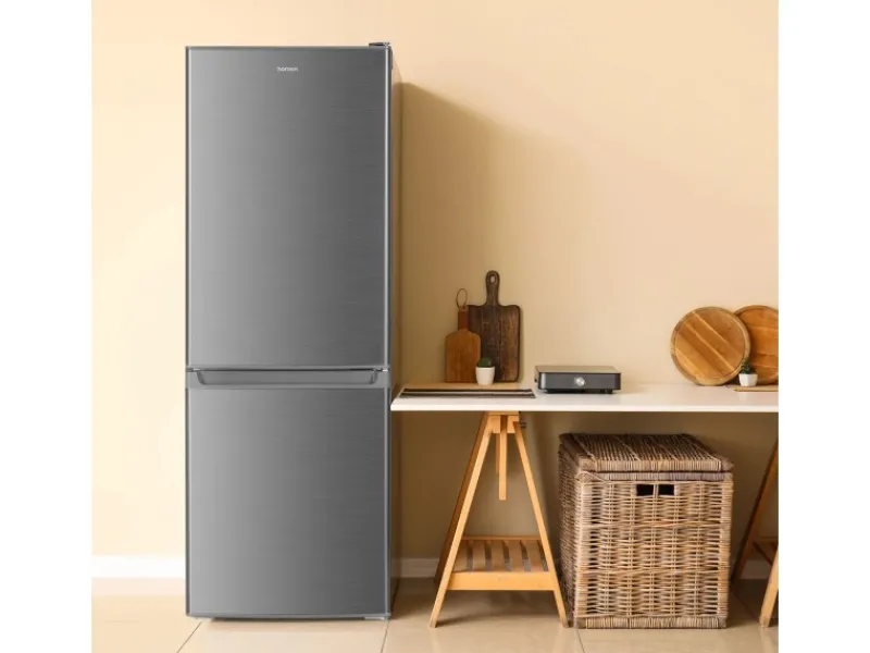Discount Kühlschrank Mit Gefrierfach Kühl-Gefrierkombination Freistehend 173 Liter Nutzinhalt CFS1110-S Silber Kühlschränke