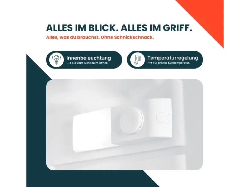 Sale Kühlschrank mit Gefrierfach Klein Mini Kühl-Gefrierkombination 109 Liter Freistehend 4-Sterne Gefrieren Weiß Kühlschränke