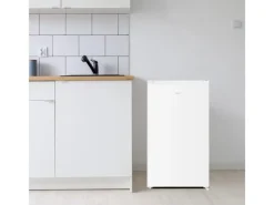 Best Kühlschrank ohne Gefrierfach Vollraumkühlschrank Klein 88L Nutzinhalt Tischkühlschrank Freistehend Weiß Kühlschränke