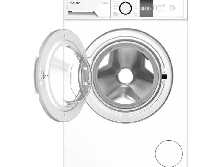 New homeX Waschmaschine 7kg 1200 U/Min Inverter Motor AquaStop Schontrommel 15 Programme WF712B-W