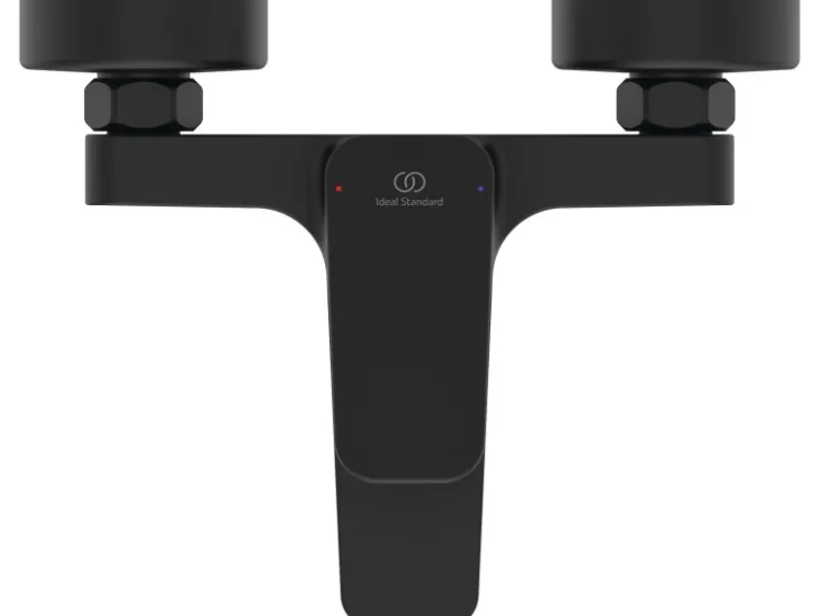 Ideal Standard Einhebelmischer<Badearmatur Aufputz Ceraplan Schwarz Matt