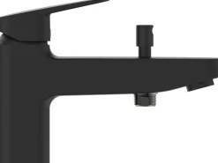 Ideal Standard Einhebelmischer<Badearmatur Ceraplan für Wannenrand Schwarz Matt