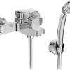 Hot Ideal Standard Badearmatur Ceraplan Chrom Aufputz mit Handbrause-Set