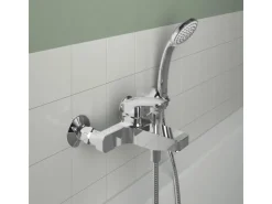 Ideal Standard Einhebelmischer<Badearmatur Ceraplan Chrom Aufputz Schweizer Ausführung