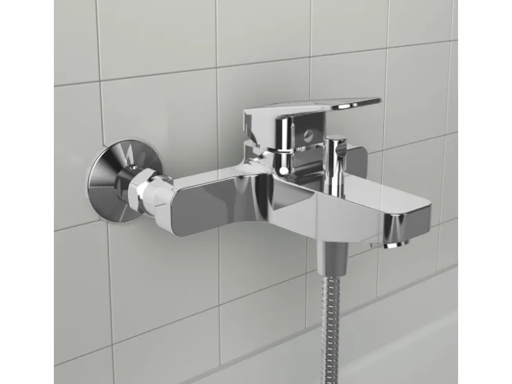 Ideal Standard Einhebelmischer<Badearmatur Ceraplan Chrom Aufputz Schweizer Ausführung