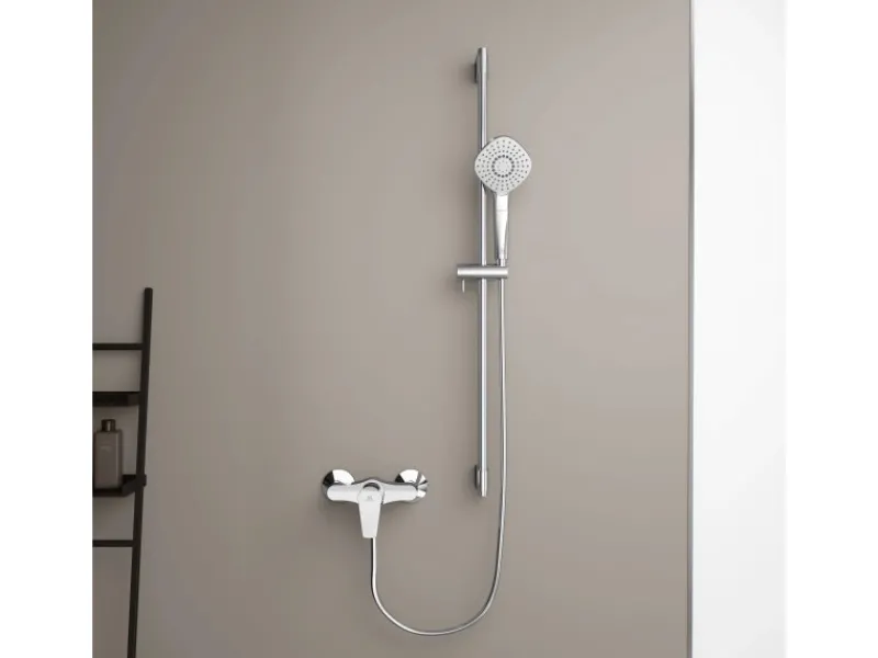 Clearance Brausearmatur Cerafine D Aufputz Chrom Einhebelmischer