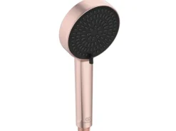 Ideal Standard Einhebelmischer<Duschsystem Einhebel-Armatur mit Regen- und Handbrause Rosé Rose
