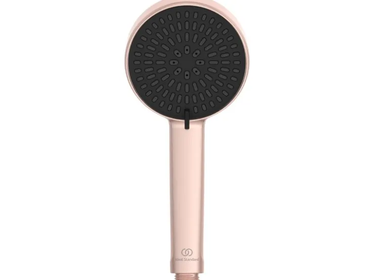 Ideal Standard Einhebelmischer<Duschsystem Einhebel-Armatur mit Regen- und Handbrause Rosé Rose