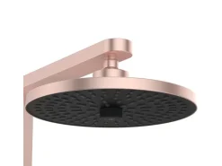 Ideal Standard Einhebelmischer<Duschsystem Einhebel-Armatur mit Regen- und Handbrause Rosé Rose