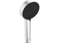 Ideal Standard Einhebelmischer<Duschsystem Einhebel-Armatur mit Regen- und Handbrause Silver