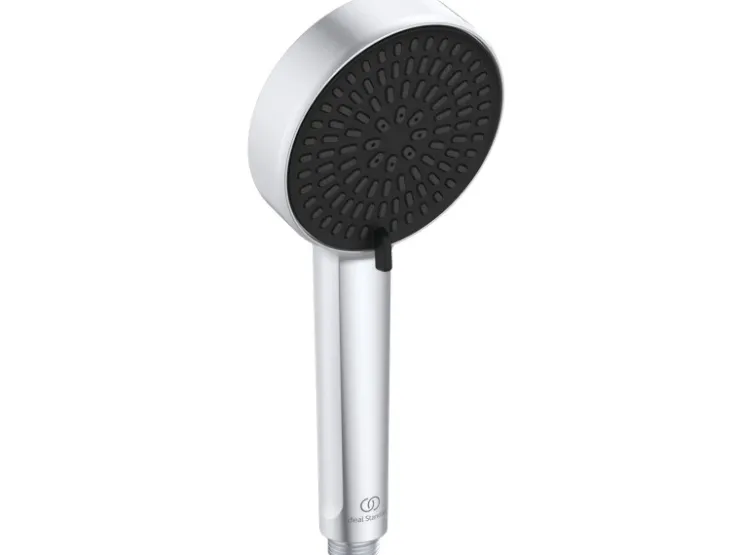 Ideal Standard Einhebelmischer<Duschsystem Einhebel-Armatur mit Regen- und Handbrause Silver