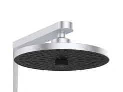 Ideal Standard Einhebelmischer<Duschsystem Einhebel-Armatur mit Regen- und Handbrause Silver