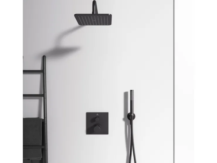 Ideal Standard Einhebelmischer<Einzelthermostat Ceratherm C100 Unterputz Silk Black