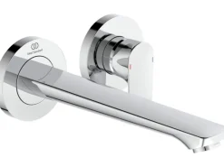New Wand-Waschtischarmatur Connect Air Ausladung 22,5 cm Einhebelmischer