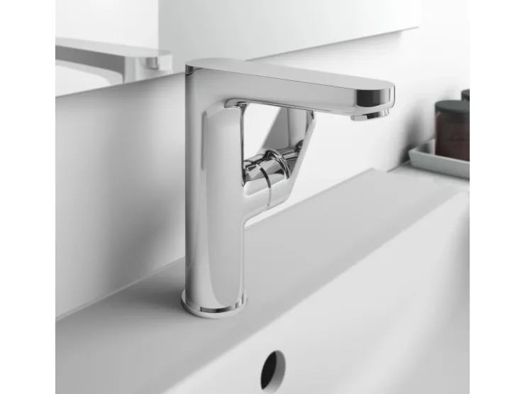 Ideal Standard Einhebelmischer<Waschtischarmatur Cerafine O H155 ohne Ablaufgarnitur Chrom