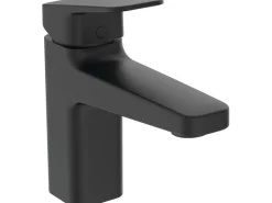 Ideal Standard Einhebelmischer<Waschtischarmatur Ceraplan H90 mit Ablaufgarnitur Schwarz Matt