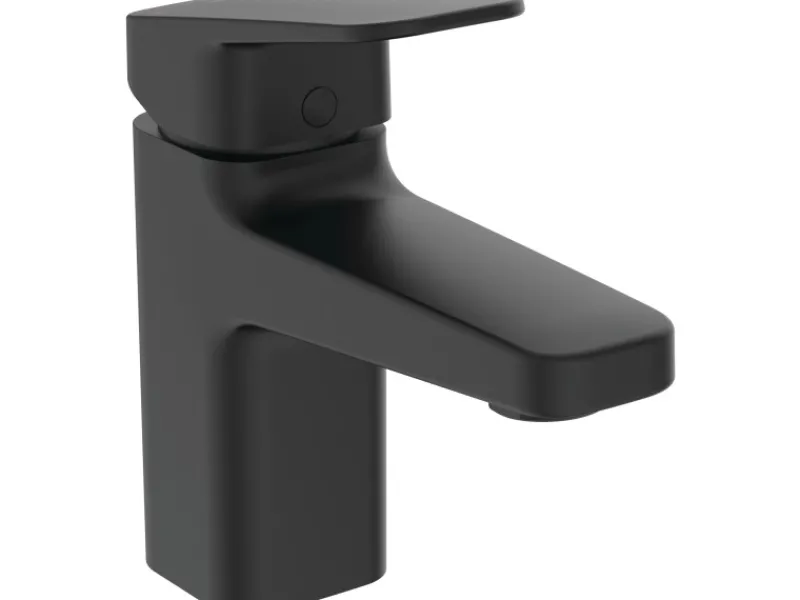 Hot Waschtischarmatur Ceraplan H75 mit Ablaufgarnitur Schwarz Matt Einhebelmischer
