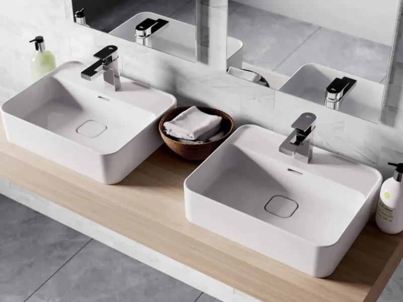 Outlet Waschtischarmatur Edge Chrom Einhebelmischer