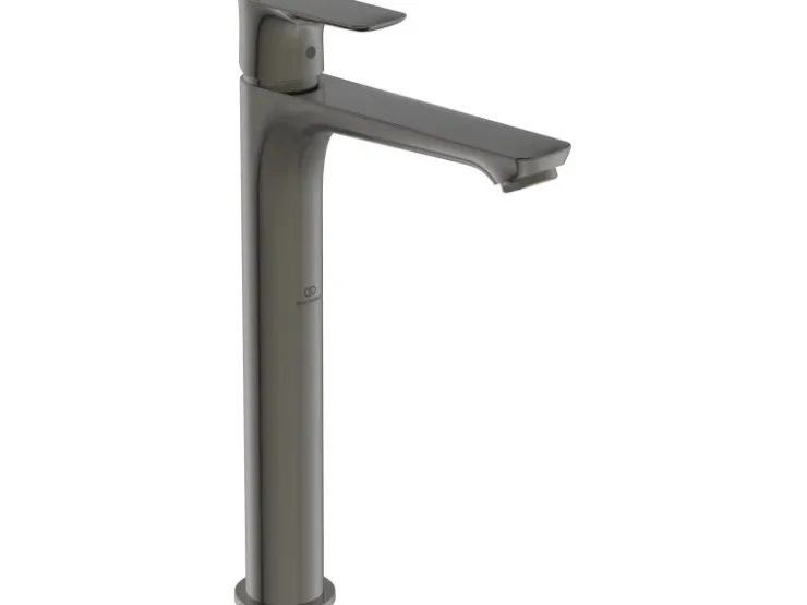 Ideal Standard Einhebelmischer<Waschtischarmatur Connect Air verl.Sockel o.Ablaufg.Magnetic Grey Grau