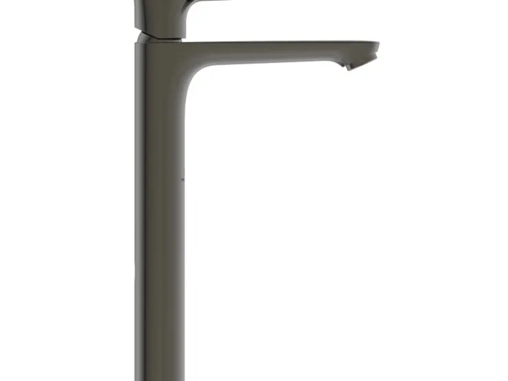 Ideal Standard Einhebelmischer<Waschtischarmatur Connect Air verl.Sockel o.Ablaufg.Magnetic Grey Grau