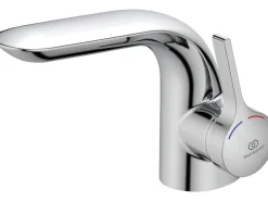 Ideal Standard Einhebelmischer<Waschtischarmatur Melange mit Kupfer-Rohre Chrom