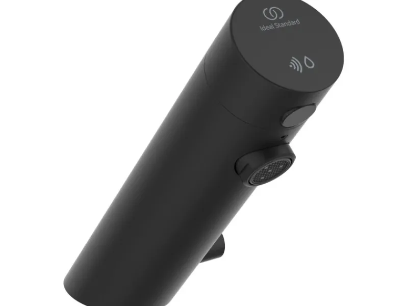 Outlet Waschtischarmatur Sensorflow mit Mischung Batterie Silk Black Einhebelmischer