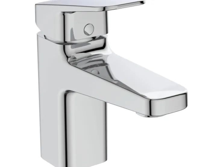 Ideal Standard Einhebelmischer<Waschtischarmatur Ceraplan Chrom mit PushOpen-Ventil H75