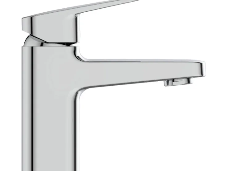 Ideal Standard Einhebelmischer<Waschtischarmatur Ceraplan Chrom mit PushOpen-Ventil H75