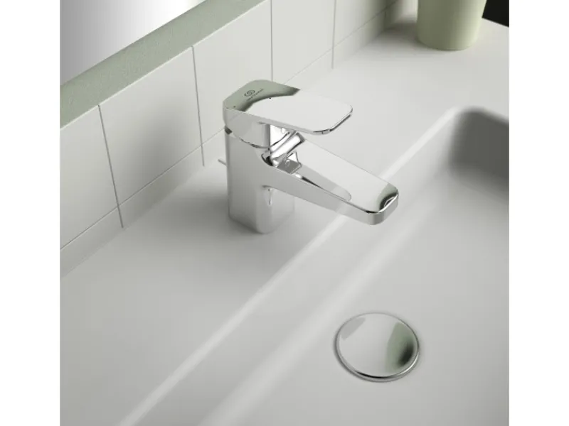 Outlet Waschtischarmatur Ceraplan Chrom BlueStart H60 Einhebelmischer