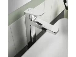 Waschtischarmatur Ceraplan Chrom o. Ablaufgarnitur H250 Idealfix Einhebelmischer