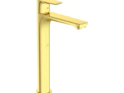New Waschtischarmatur Connect Air verl.Sockel o.Ablaufg. Brushed Einhebelmischer