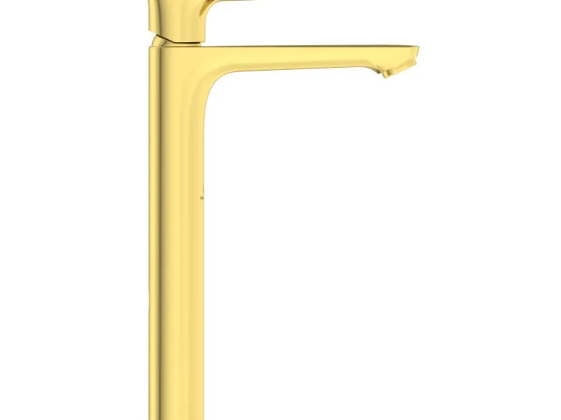 New Waschtischarmatur Connect Air verl.Sockel o.Ablaufg. Brushed Einhebelmischer