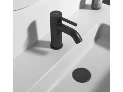 Outlet Ideal Standard Waschtischarmatur Ceraline mit PushOpen-Ventil Silk Black Schwarz