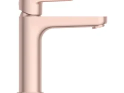 Ideal Standard Einhebelmischer<Waschtischarmatur Push-Open Ausladung 125 mm Rosé Rose