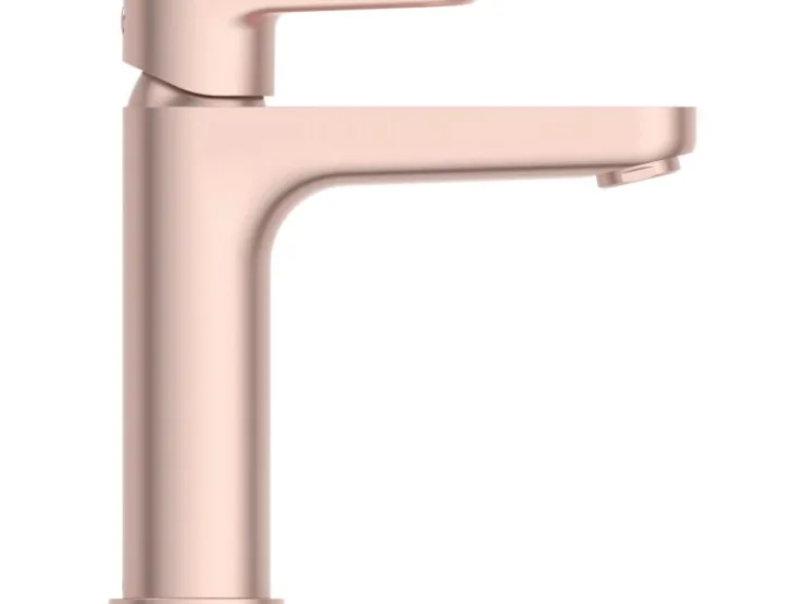 Ideal Standard Einhebelmischer<Waschtischarmatur Push-Open Ausladung 125 mm Rosé Rose