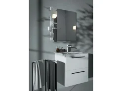 Ideal Standard Einhebelmischer<Waschtischarmatur Push-Open Ausladung 125 mm Silver