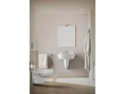 Clearance Ideal Standard Waschtisch Eurovit 60 cm 1 Hahnloch mit Überlauf Weiß