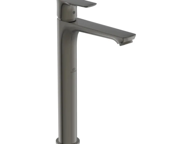 Best Ideal Standard WT-Armatur CAir BlueStart ver.Sockel o. Ablaufg. Magnetic Grey Grau