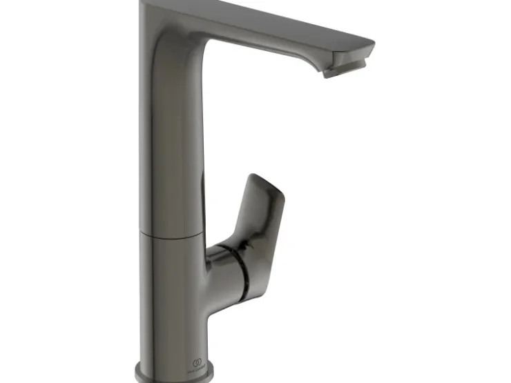 Ideal Standard Einhebelmischer<WT-Armatur Connect Air mit hohem Auslauf o.Ablaufg. Magnetic Grey Grau