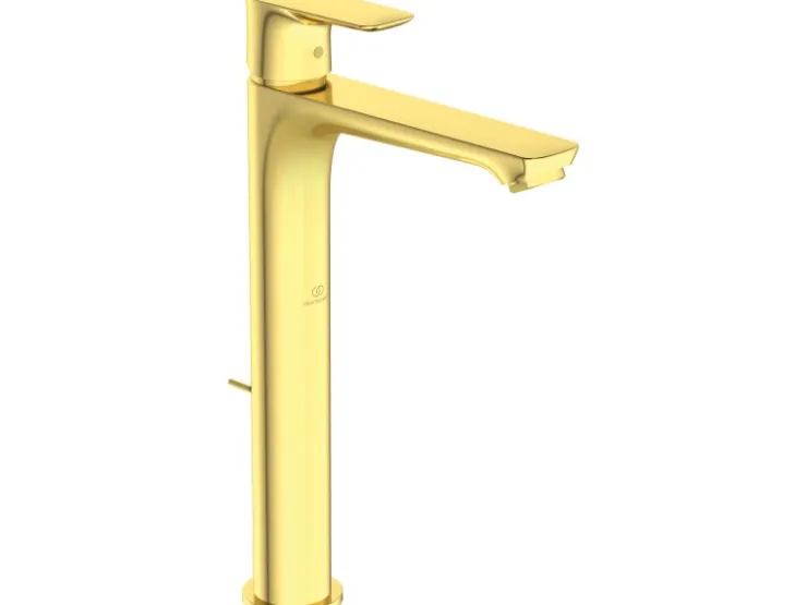 New Ideal Standard WT-Armatur Connect Air Slim BlueStart verl. Sockel Brushed Gold