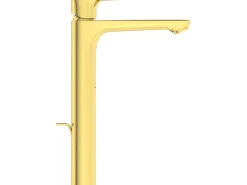 New Ideal Standard WT-Armatur Connect Air Slim BlueStart verl. Sockel Brushed Gold